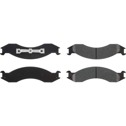 Centric Parts Disc Brake Pad Set with Semi-Metallic friction