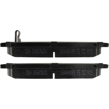 Centric Parts Disc Brake Pad Set Long wearing Semi-Metallic with 100% shimmed for noise elimination 106.05621