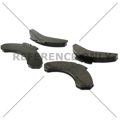 Centric Parts Disc Brake Pad Set Posi Quiet Heavy Duty 28K with Shims for 1986-1990 Mack CF DM DMM Prevost High Decker Le Mirage Shell 106.05750