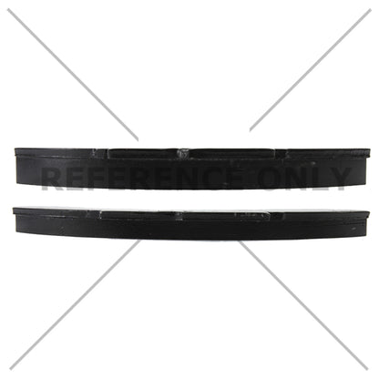 Centric Parts Disc Brake Pad Set Posi Quiet Heavy Duty 28K with Shims for 1986-1990 Mack CF DM DMM Prevost High Decker Le Mirage Shell 106.05750