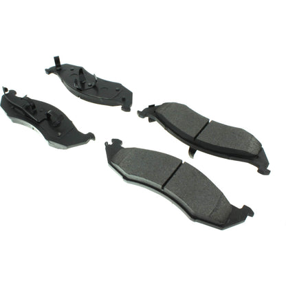 Centric Parts Disc Brake Pad Set Long Wearing Semi-Metallic with 100% Shimmed for Noise Elimination and Scorched Bed-In