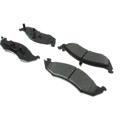 Centric Parts Disc Brake Pad Set Long Wearing Semi-Metallic with 100% Shimmed for Noise Elimination and Scorched Bed-In