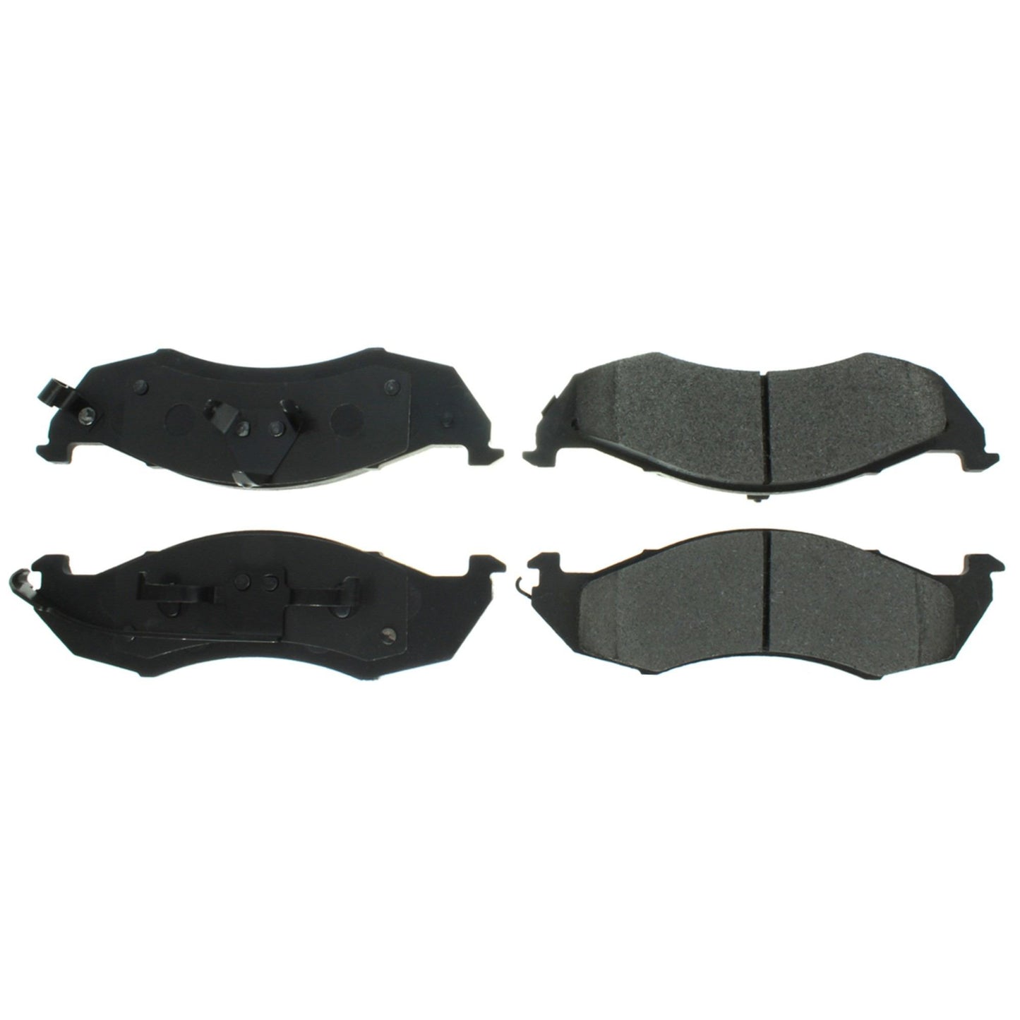 Centric Parts Disc Brake Pad Set Long Wearing Semi-Metallic with 100% Shimmed for Noise Elimination and Scorched Bed-In