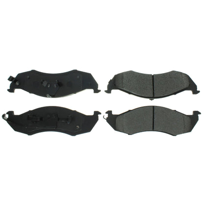 Centric Parts Disc Brake Pad Set Long Wearing Semi-Metallic with 100% Shimmed for Noise Elimination and Scorched Bed-In