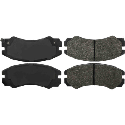 Centric Parts Disc Brake Pad Set Long wearing Semi-Metallic with noise and vibration elimination 106.05790