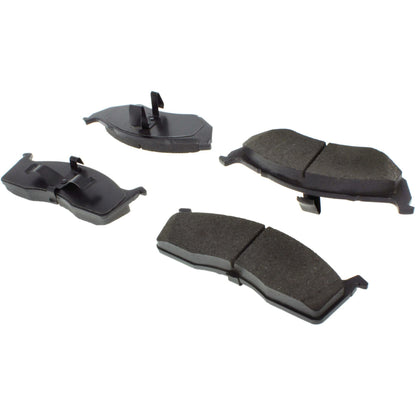 Centric Parts Disc Brake Pad Set with Semi-Metallic Friction for Heavy Duty Applications 106.05910