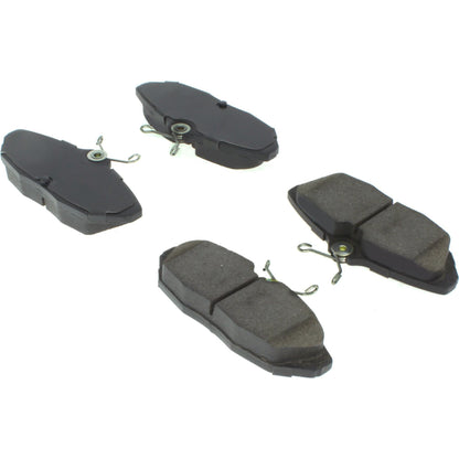 Centric Parts Disc Brake Pad Set Long Wearing Semi-Metallic with Noise and Vibration Elimination for 106.05990