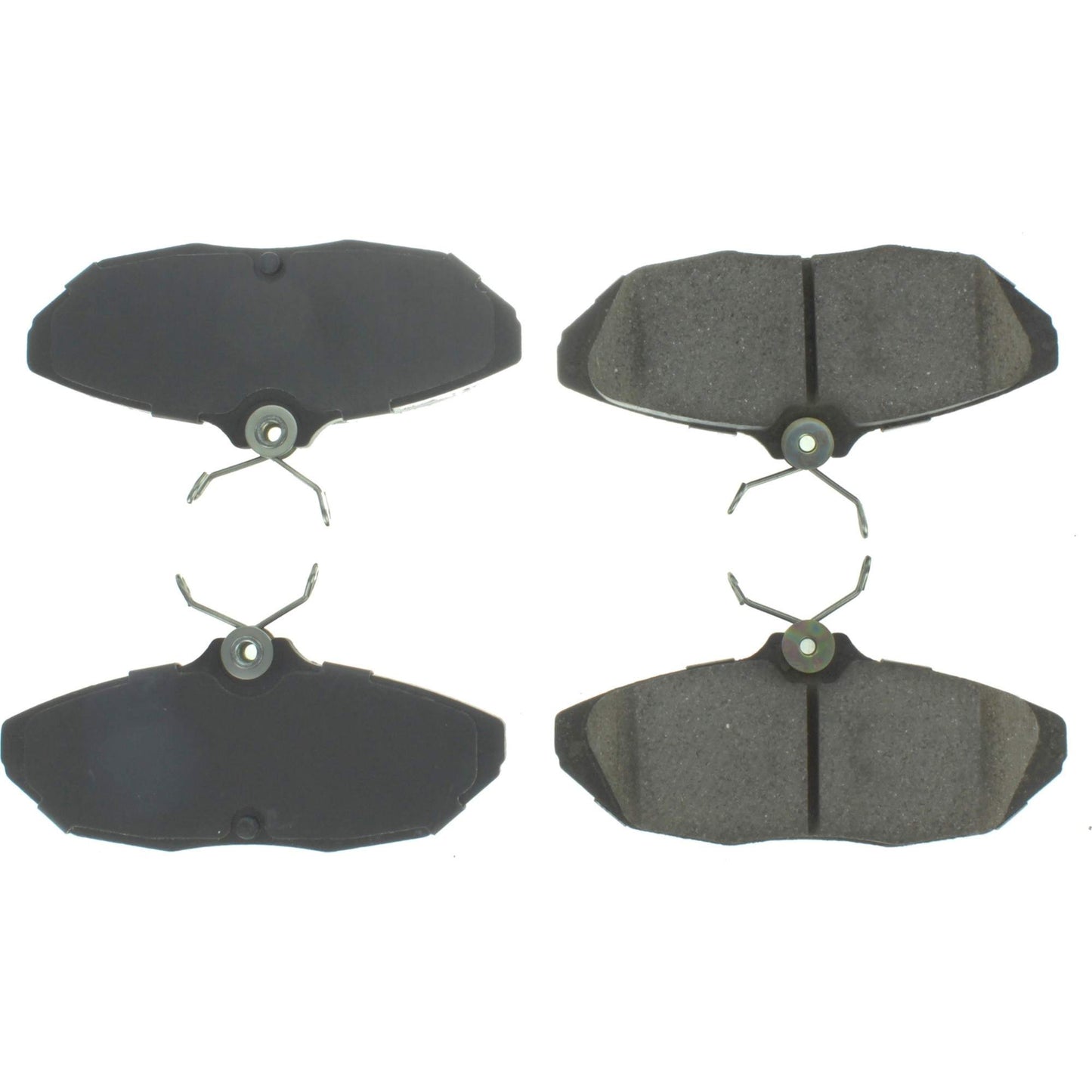 Centric Parts Disc Brake Pad Set Long Wearing Semi-Metallic with Noise and Vibration Elimination for 106.05990