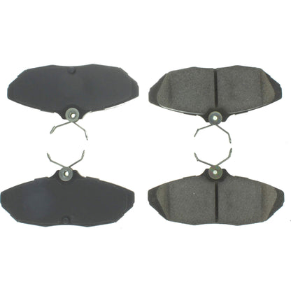 Centric Parts Disc Brake Pad Set Long Wearing Semi-Metallic with Noise and Vibration Elimination for 106.05990