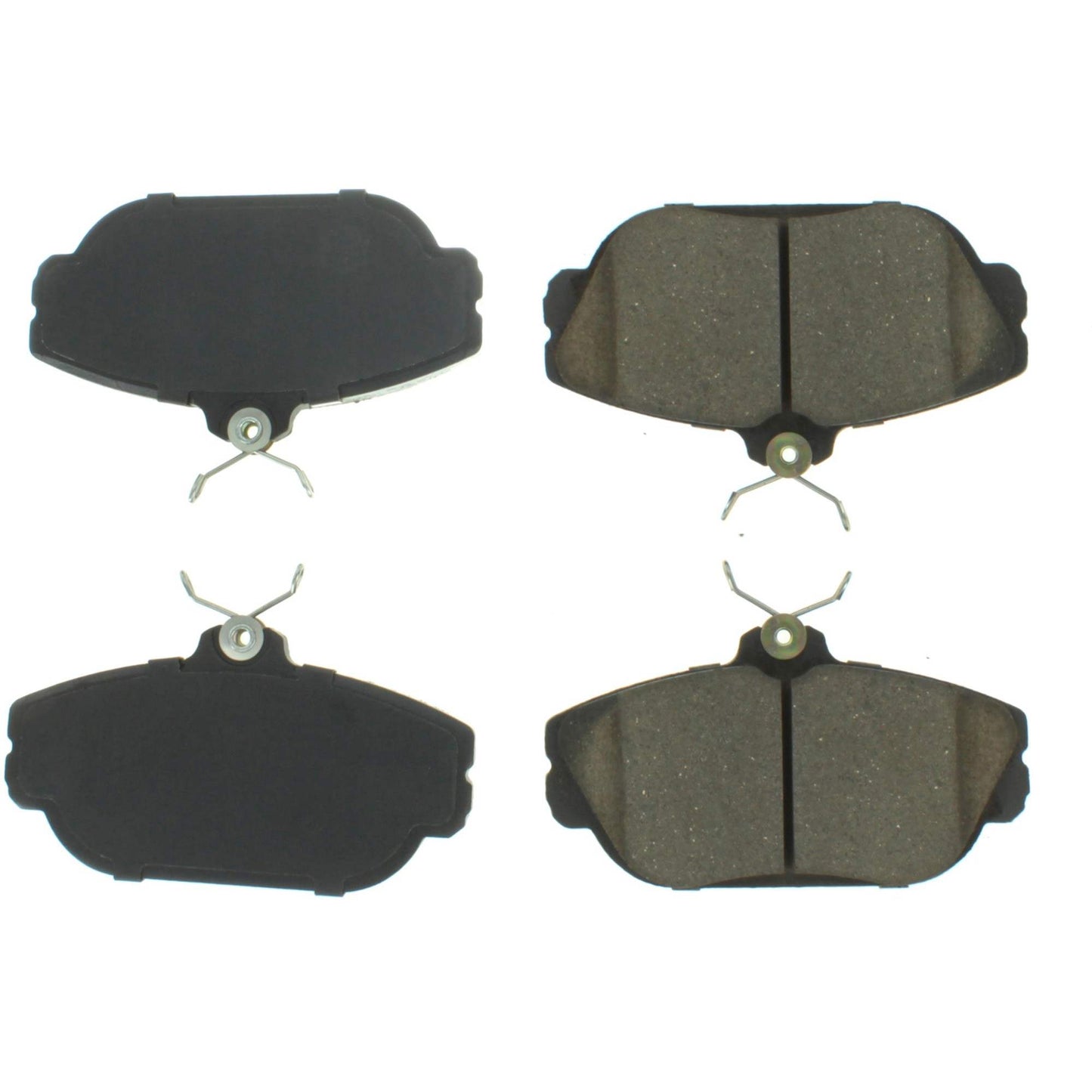 Centric Parts Disc Brake Pad Set Long wearing Semi-Metallic friction formula with 100% shimmed and scorched for easy bed-in 106.06010