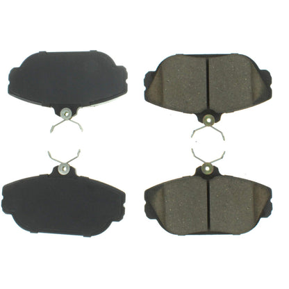 Centric Parts Disc Brake Pad Set Long wearing Semi-Metallic friction formula with 100% shimmed and scorched for easy bed-in 106.06010