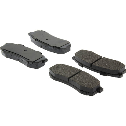 Centric Parts Disc Brake Pad Set with Semi-Metallic Friction for Heavy Duty Applications 106.06060