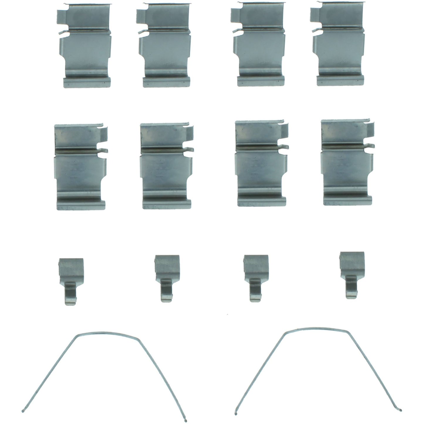 Centric Parts Disc Brake Pad Set with Semi-Metallic Friction for Heavy Duty Applications 106.06060
