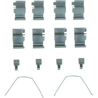 Centric Parts Disc Brake Pad Set with Semi-Metallic Friction for Heavy Duty Applications 106.06060