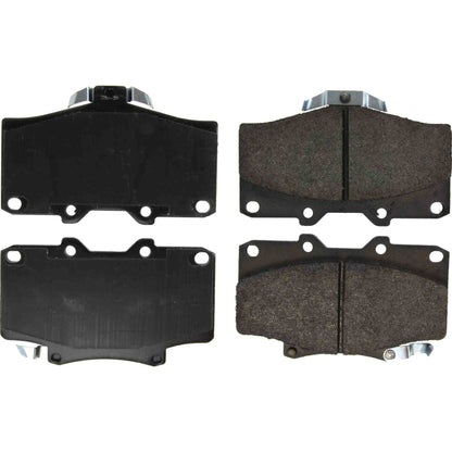 Centric Parts Disc Brake Pad Set Posi Quiet Extended Wear with Shims and Hardware for 1991-1996 Toyota 4Runner 1998-2003 T100 106.06110