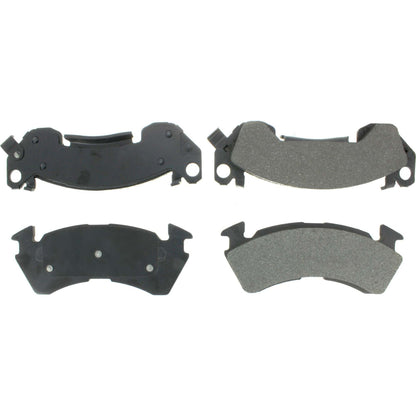 Centric Parts Disc Brake Pad Set Posi Quiet Extended Wear with Shims for 1992-1996 Buick Commercial Chassis Roadmaster Chevrolet Caprice Impala 106.06140