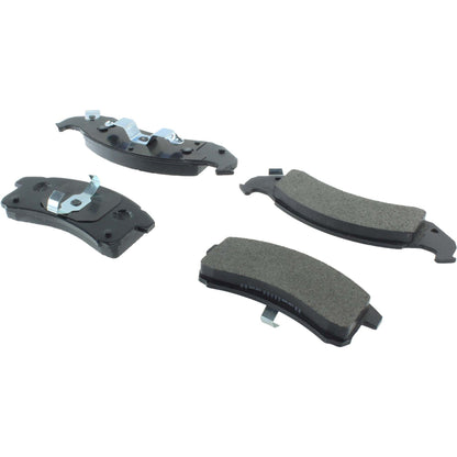Centric Parts Disc Brake Pad Set Posi Quiet Extended Wear with Shims and Hardware for 1994-1999 Buick LeSabre