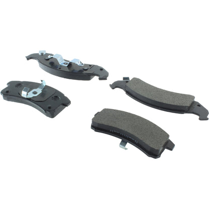 Centric Parts Disc Brake Pad Set Posi Quiet Extended Wear with Shims and Hardware for 1994-1999 Buick LeSabre