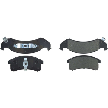 Centric Parts Disc Brake Pad Set Posi Quiet Extended Wear with Shims and Hardware for 1994-1999 Buick LeSabre