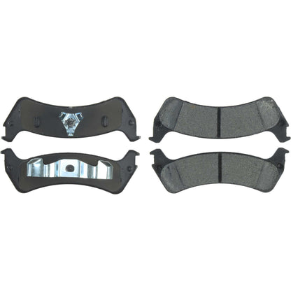 Centric Parts Disc Brake Pad Set Posi Quiet Extended Wear with Shims and Hardware for 2001-2005 Ford Explorer Sport Trac Jeep Grand Cherokee Grand Wagoneer 106.06250