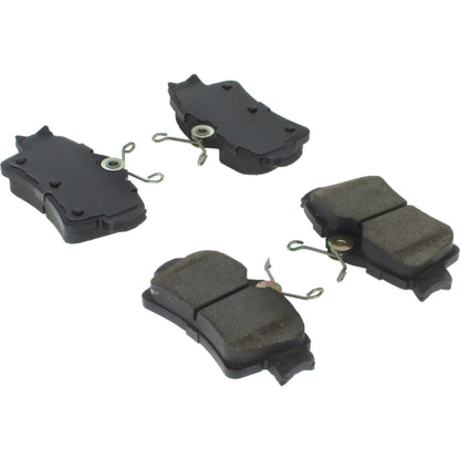 Centric Parts Disc Brake Pad Set Posi Quiet Extended Wear with Shims and Hardware for Ford Mustang 2001-2004 106.06271