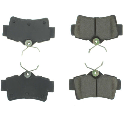 Centric Parts Disc Brake Pad Set Posi Quiet Extended Wear with Shims and Hardware for Ford Mustang 2001-2004 106.06271