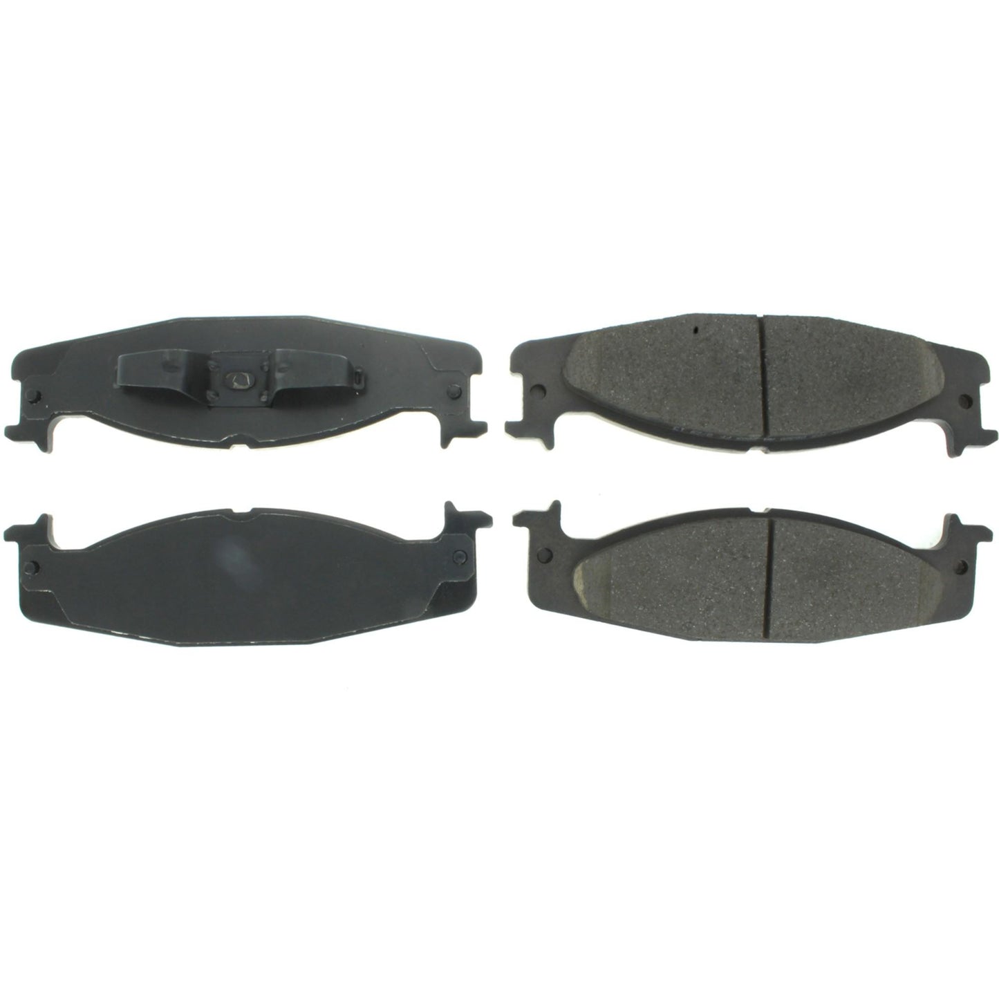 Centric Parts Disc Brake Pad Set Posi Quiet Extended Wear with Shims and Hardware for 1994-2003 Ford Bronco, E-150, F-150 106.06320