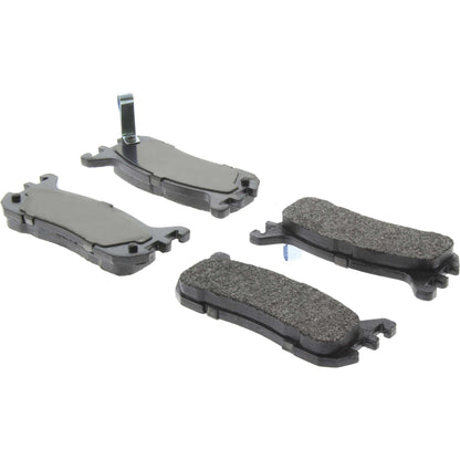 Centric Parts Disc Brake Pad Set Posi Quiet Extended Wear with Shims and Hardware for Ford Escort 2003-1997, Mazda Miata 1997-1994