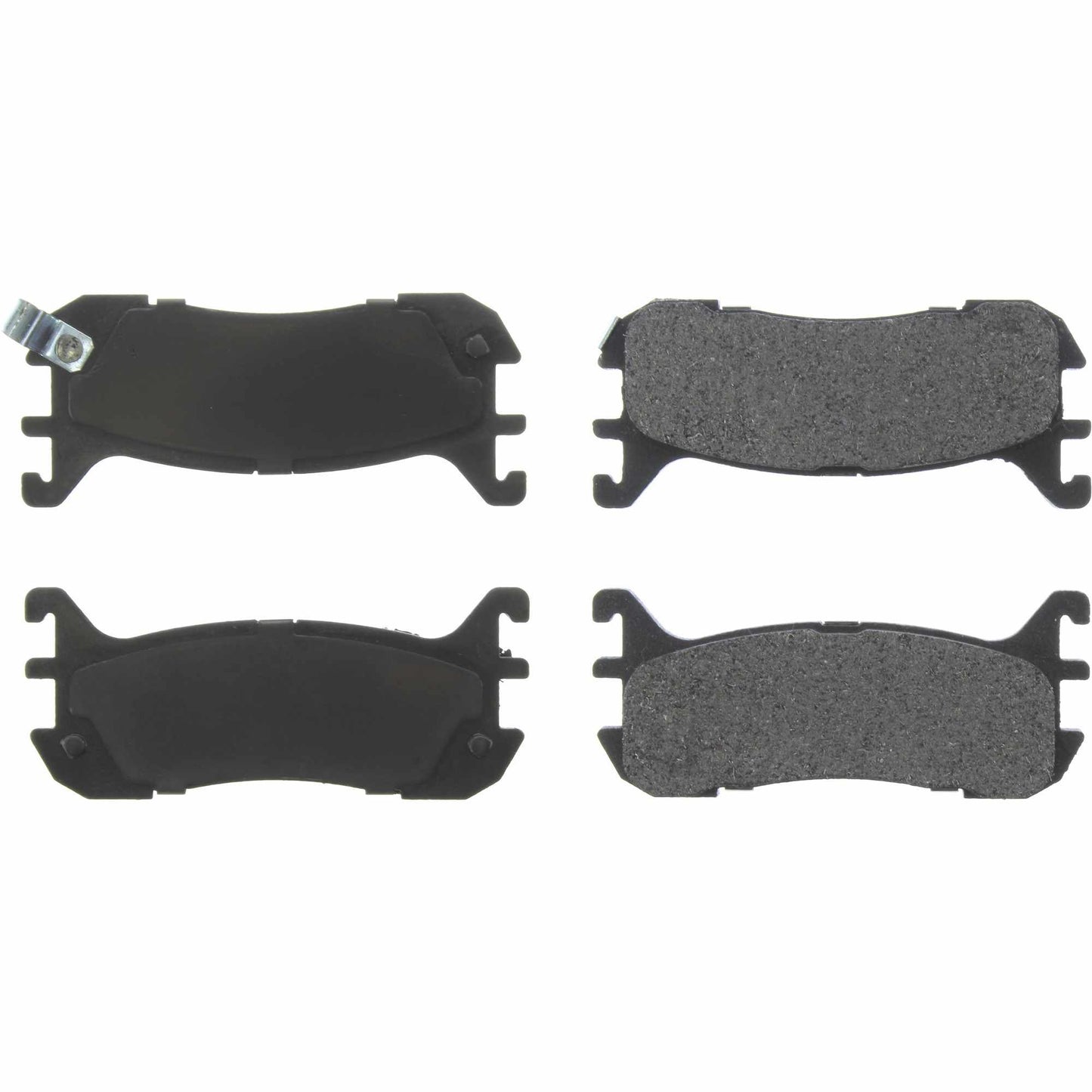 Centric Parts Disc Brake Pad Set Posi Quiet Extended Wear with Shims and Hardware for Ford Escort 2003-1997, Mazda Miata 1997-1994