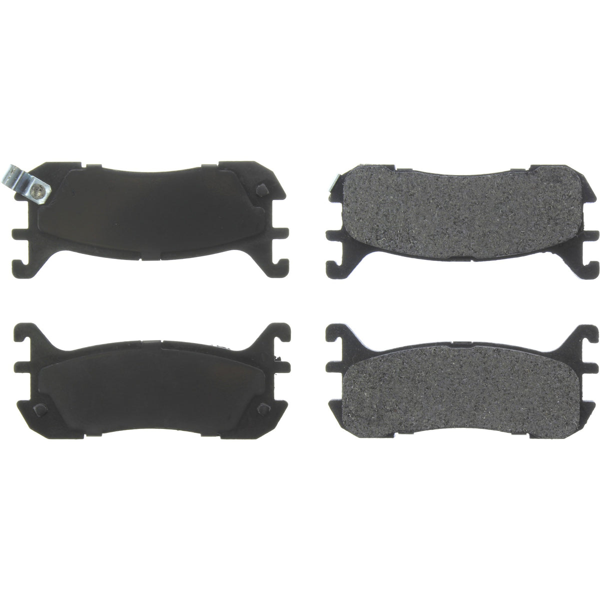 Centric Parts Disc Brake Pad Set Posi Quiet Extended Wear with Shims and Hardware for Ford Escort 2003-1997, Mazda Miata 1997-1994