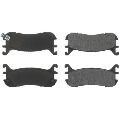 Centric Parts Disc Brake Pad Set Posi Quiet Extended Wear with Shims and Hardware for Ford Escort 2003-1997, Mazda Miata 1997-1994