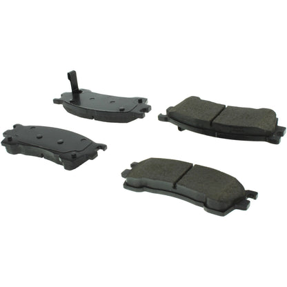Centric Parts Disc Brake Pad Set Posi Quiet Extended Wear with Shims and Hardware for Ford Probe 1997-1993 Mazda 626 2002-1993 MX‑6 1997-1993 Protege 2003-1999 Protege5 2003-2002 106.06370