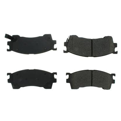 Centric Parts Disc Brake Pad Set Posi Quiet Extended Wear with Shims and Hardware for Ford Probe 1997-1993 Mazda 626 2002-1993 MX‑6 1997-1993 Protege 2003-1999 Protege5 2003-2002 106.06370