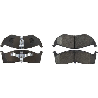 Centric Parts Disc Brake Pad Set Posi Quiet Extended Wear Shimmed for 2000-2002 Chrysler Neon, 1995-2005 Dodge Neon, 1995-2001 Plymouth Neon 106.06420