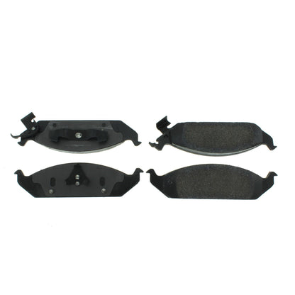 Centric Parts Disc Brake Pad Set Posi Quiet Extended Wear for 2000-1995 Chrysler Cirrus, Sebring 2000-1996 Dodge Stratus, Plymouth Breeze 106.06500