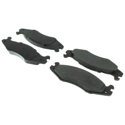 Centric Parts Disc Brake Pad Set Posi Quiet Extended Wear with Shims and Hardware for 2001-1992 Hummer, 2004-2006 H1 106.06510