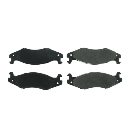Centric Parts Disc Brake Pad Set Posi Quiet Extended Wear with Shims and Hardware for 2001-1992 Hummer, 2004-2006 H1 106.06510