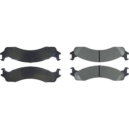 Centric Parts Disc Brake Pad Set Posi Quiet Extended Wear with Shims and Hardware for 2000-2007 Ford E-Series