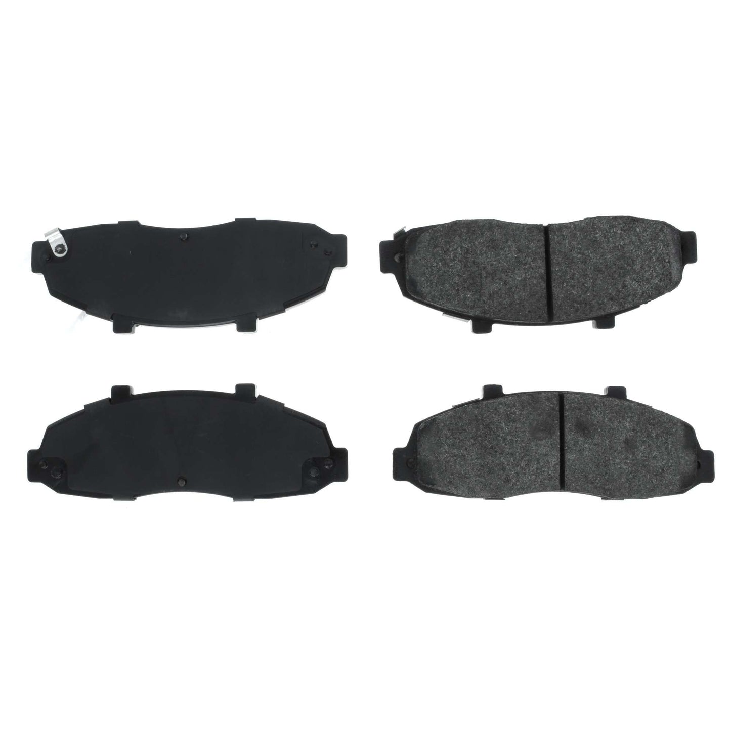 Centric Parts Disc Brake Pad Set Long wearing Semi-Metallic friction formula with 100% shimmed and scorched for easy bed-in 106.06790