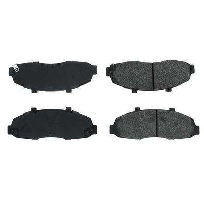 Centric Parts Disc Brake Pad Set Long wearing Semi-Metallic friction formula with 100% shimmed and scorched for easy bed-in 106.06790