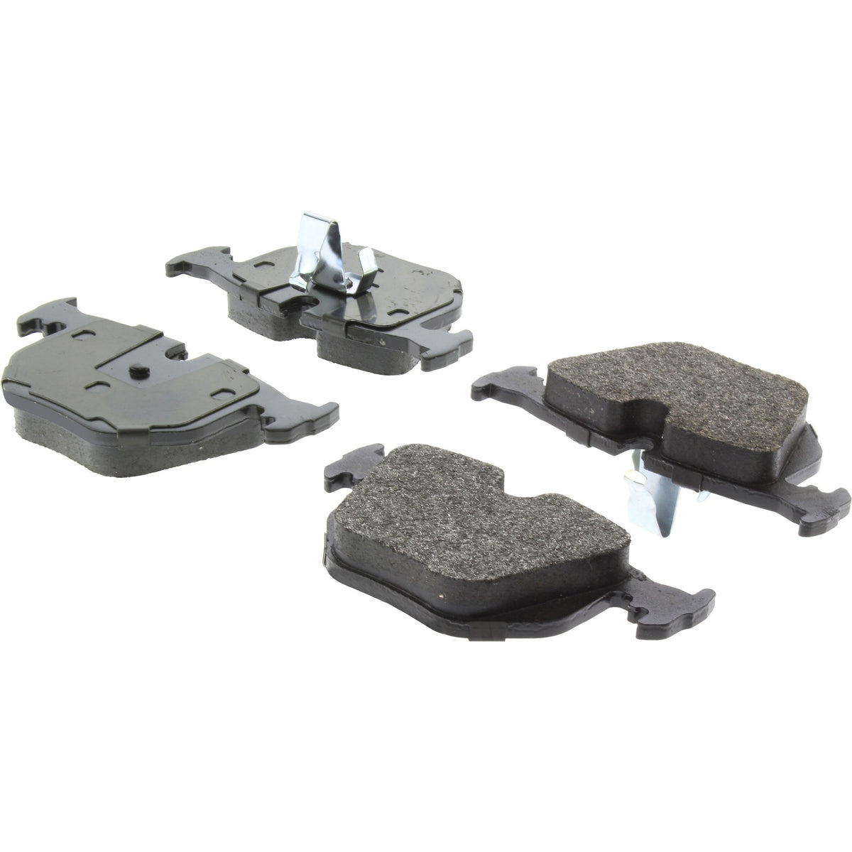 Centric Parts Disc Brake Pad Set Posi Quiet Extended Wear with Shims and Hardware for 2000-2006 BMW 3 Series 106.06830