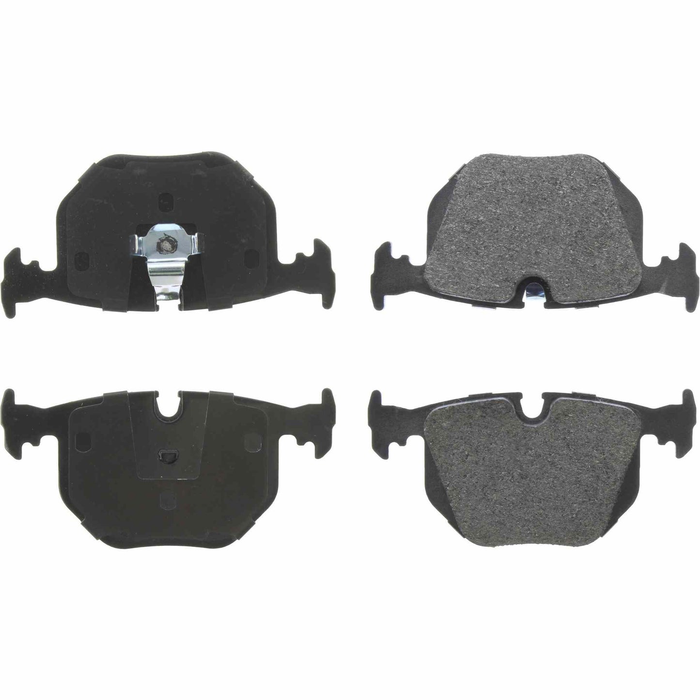 Centric Parts Disc Brake Pad Set Posi Quiet Extended Wear with Shims and Hardware for 2000-2006 BMW 3 Series 106.06830