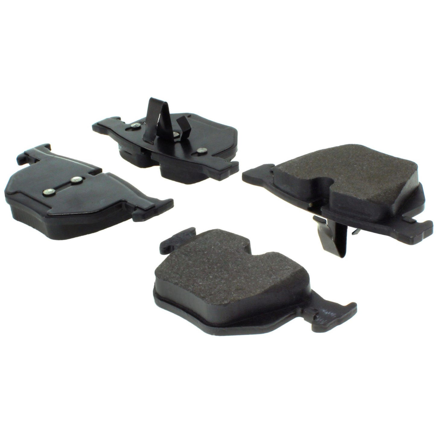 Centric Parts Disc Brake Pad Set Posi Quiet Extended Wear with Shims and Hardware for 2004-2010 BMW 5 Series 106.06831