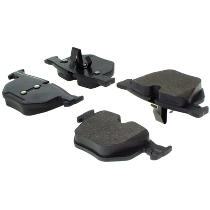 Centric Parts Disc Brake Pad Set Posi Quiet Extended Wear with Shims and Hardware for 2004-2010 BMW 5 Series 106.06831