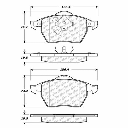 Centric Parts Disc Brake Pad Set