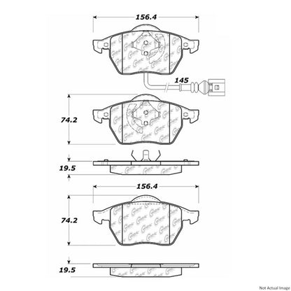 Centric Parts Disc Brake Pad Set 106.06871