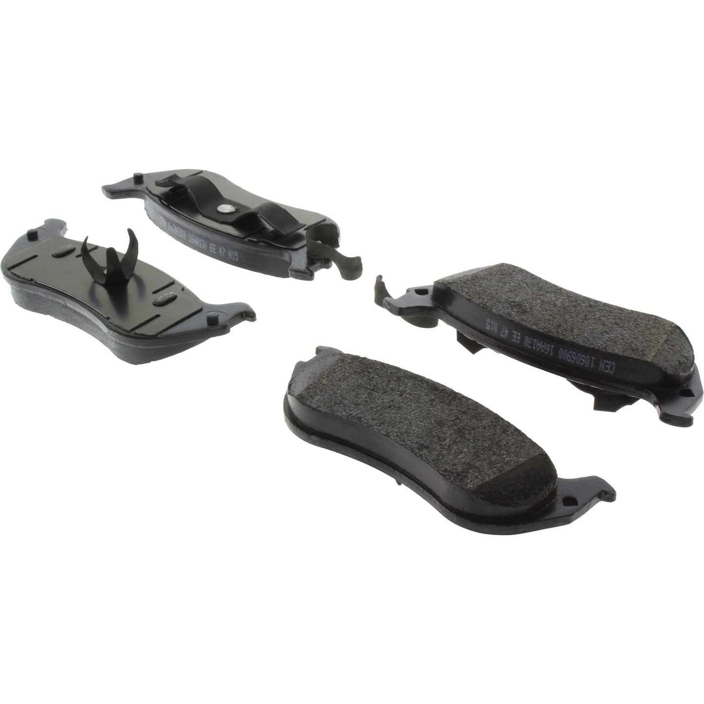 Centric Parts Disc Brake Pad Set Posi Quiet Extended Wear with Shims and Hardware for 1996-2002 Ford Crown Victoria Lincoln Town Car Mercury Grand Marquis 106.06900