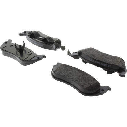 Centric Parts Disc Brake Pad Set Posi Quiet Extended Wear with Shims and Hardware for 1996-2002 Ford Crown Victoria Lincoln Town Car Mercury Grand Marquis 106.06900