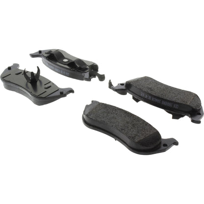 Centric Parts Disc Brake Pad Set Posi Quiet Extended Wear with Shims and Hardware for 1996-2002 Ford Crown Victoria Lincoln Town Car Mercury Grand Marquis 106.06900
