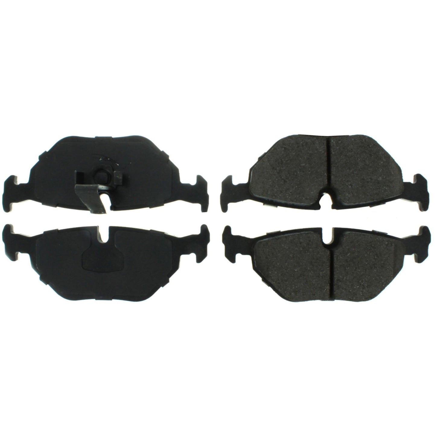 Centric Parts Disc Brake Pad Set Posi Quiet Extended Wear with Shims and Hardware for 2000-2003 BMW 5 Series 106.06921